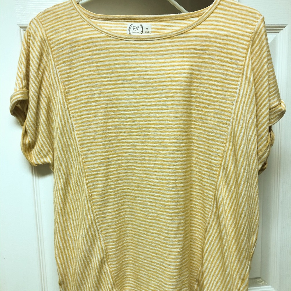 Maurice’s Yellow Striped Top